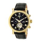 Heritor Winston Mens Black Strap Watch-herhr5204