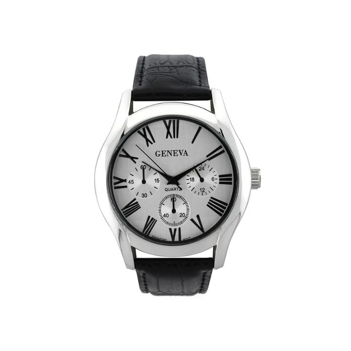 Geneva Mens Multicolor Strap Watch-33310