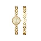 Womens Crystal X Glitz Watch And Bracelet Set