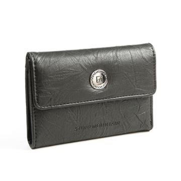 Stone Mountain Washed Leather Small Trifold Tri Fold Wallet