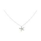 1/4 Ct. T.w. Diamond 14k White Gold Starfish Pendant Necklace