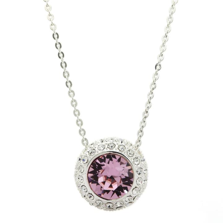 Sparkle Allure Pink Pendant Necklace