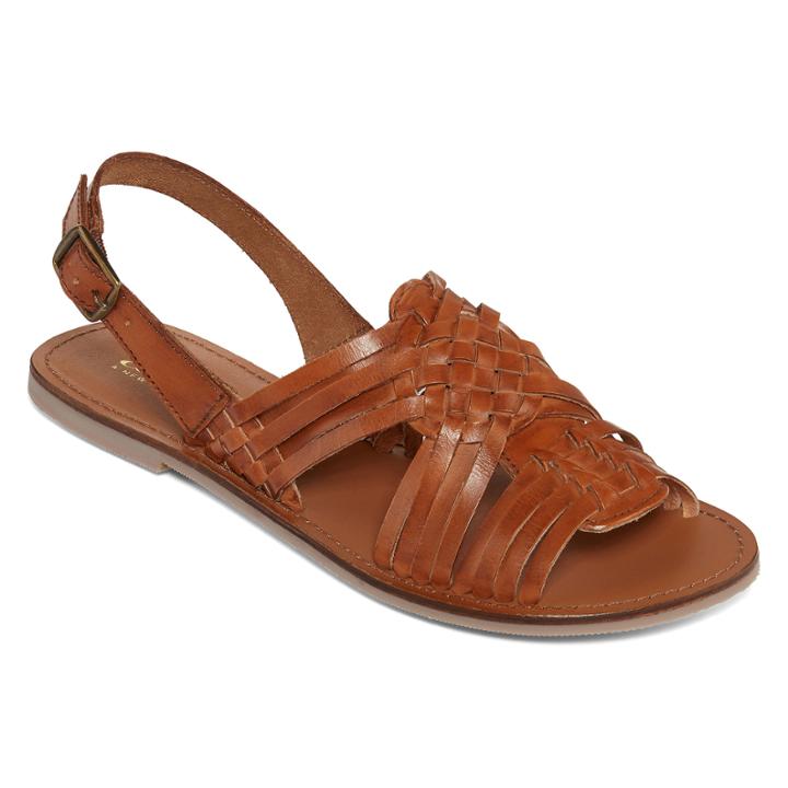 A.n.a Akina Woven Sling Flat Sandals