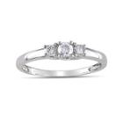1/4 Ct. T.w. Diamond 10k White Gold 3-stone Promise Ring