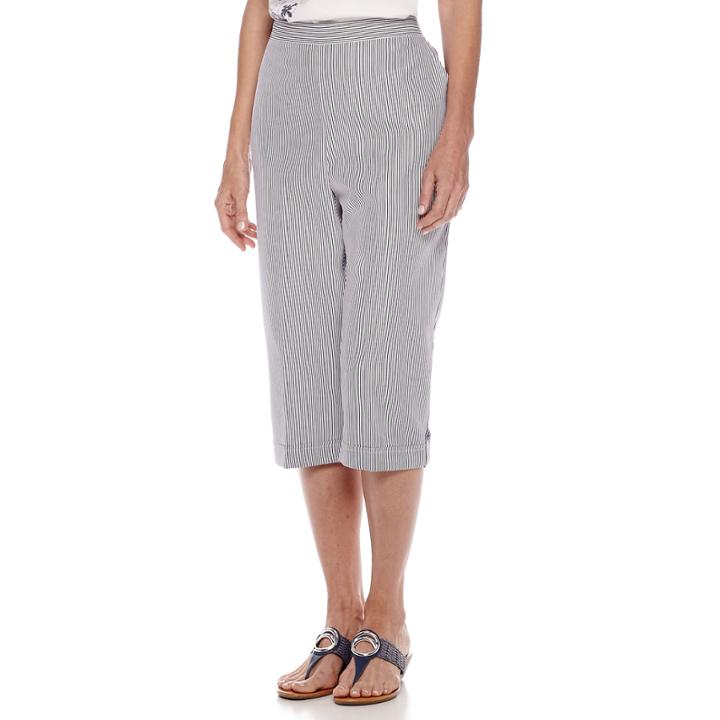 Alfred Dunner St. Augustine Stripe Capris