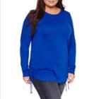 A.n.a Long Sleeve Scoop Neck T-shirt-plus