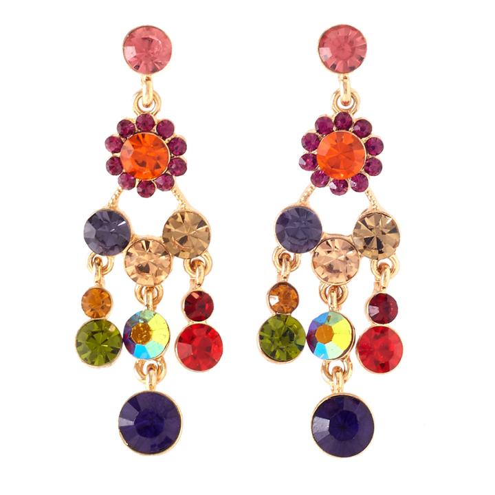 Bijoux Bar Bijoux Bar Multi Color Drop Earrings