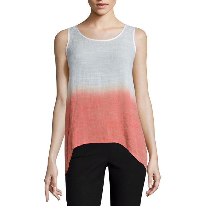 By & By Dip-dye Split-back Tank Top