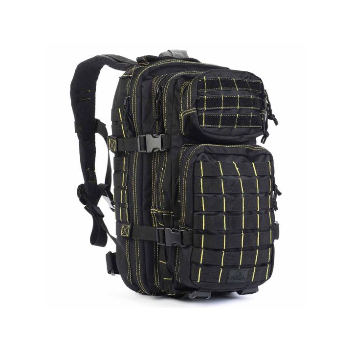 Red Rock Outdoor Gear Rebel Assault Pack - Black W/yellow Stitching
