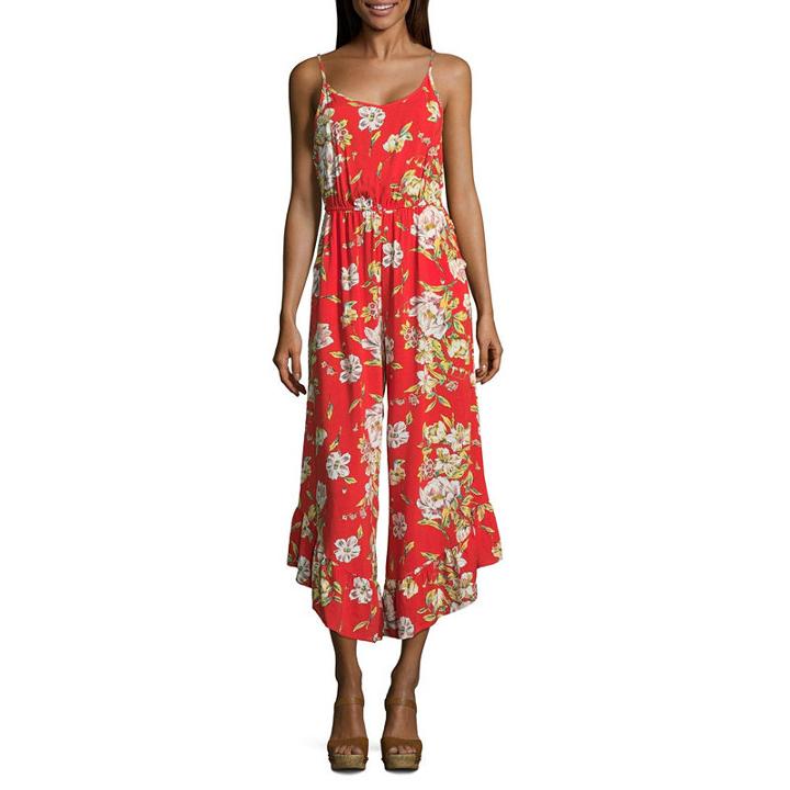 Living Doll Sleeveless Jumpsuit-juniors