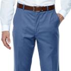 Jf J.ferrar Stretch Light Blue Twill Classic Fit Suit Pants