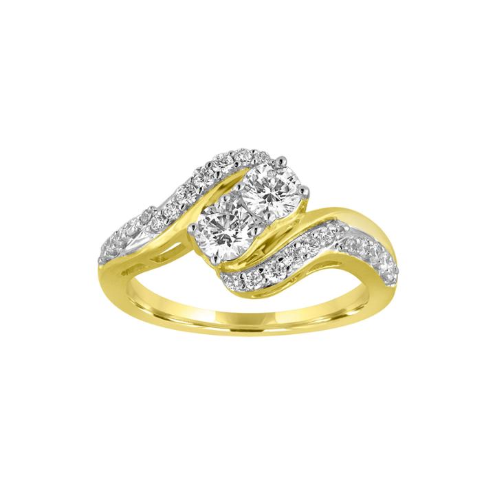 Two Forever&trade; 1 C.t. Tw. Diamond 10k Yellow Gold Ring