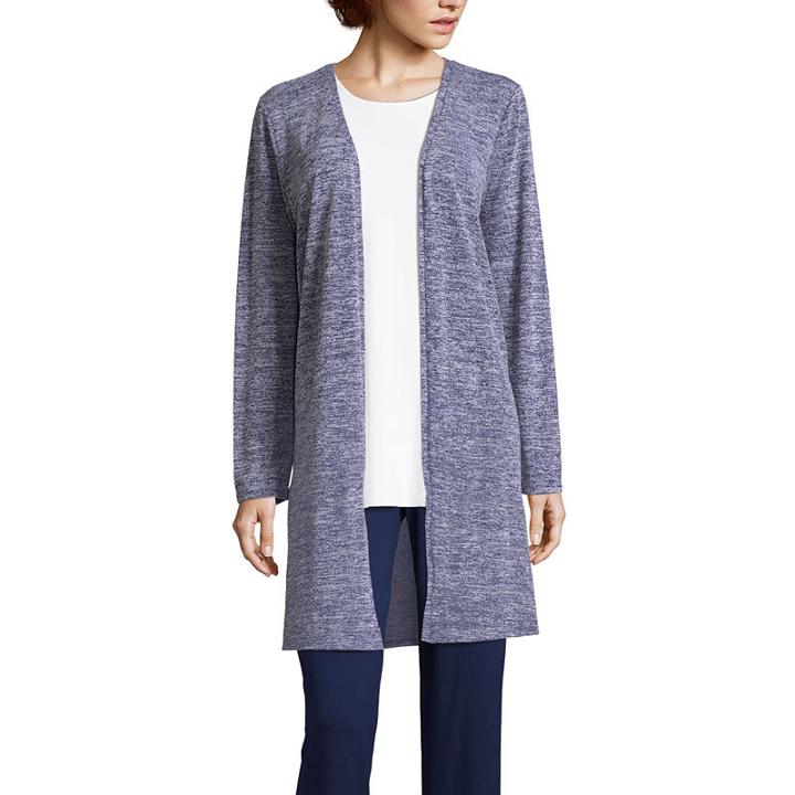 Liz Claiborne Long Sleeve Cardigan-tall