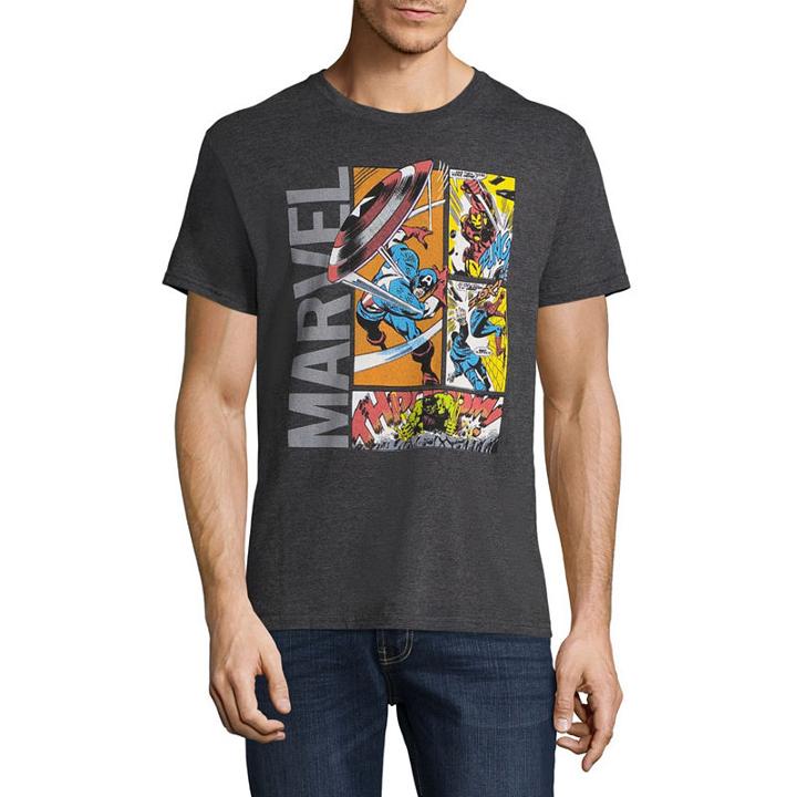 Marvel Vertical Comic Graphic Tee