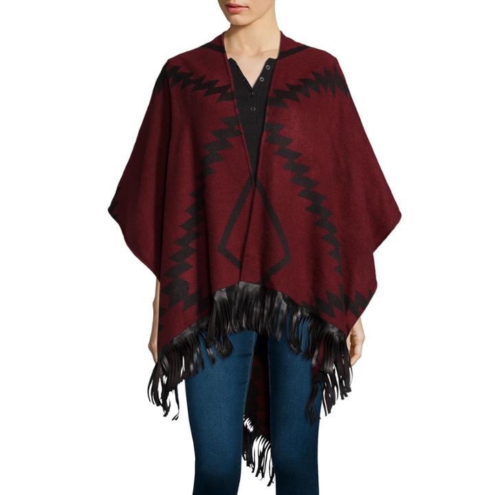 Mixit&trade; Aztec Wrap With Fringe
