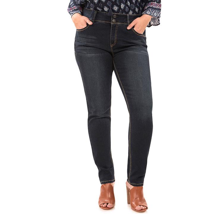 Angels Tummy Tech Modern Fit Curvy Skinny Jean-plus