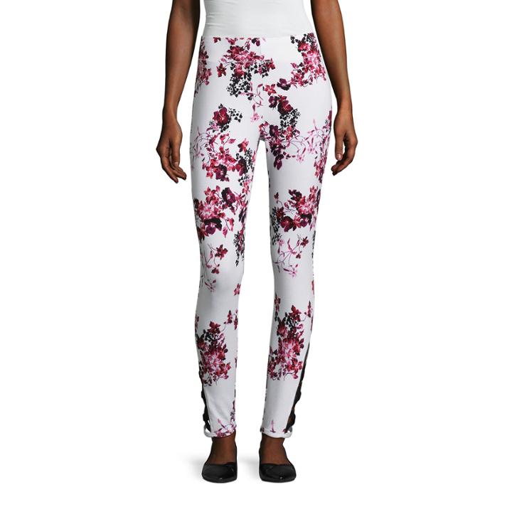 Mixit Strappy Floral Printed Leggings