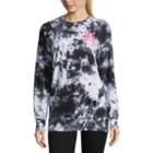 Flirtitude Long Sleeve Crew Neck Graphic T-shirt