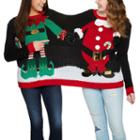 Two Person Ugly Christmas Sweater-juniors
