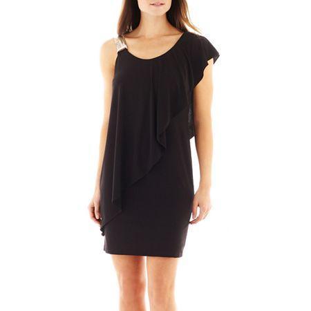 Dj Jaz Front-drape One-shoulder Dress