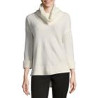 Liz Claiborne Long Sleeve Cowl Neck Pullover Sweater - Tall
