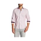 Tr Premium Pink Print Slim Fit Dress Shirt