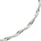 22 Singapore Chain Sterling Silver