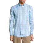 St. John's Bay Long Sleeve Gingham Button-front Shirt-slim
