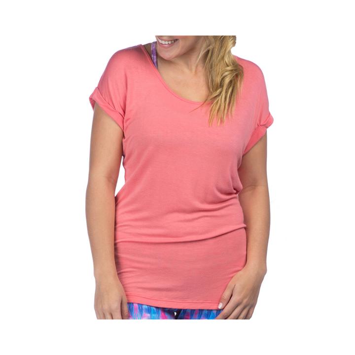 Pl Movement By Pink Lotus Short-sleeve Crossback Pullover Shirt