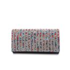 Gunne Sax By Jessica Mcclintock Chloe Rhinestone Flap Clutch Evening Bag