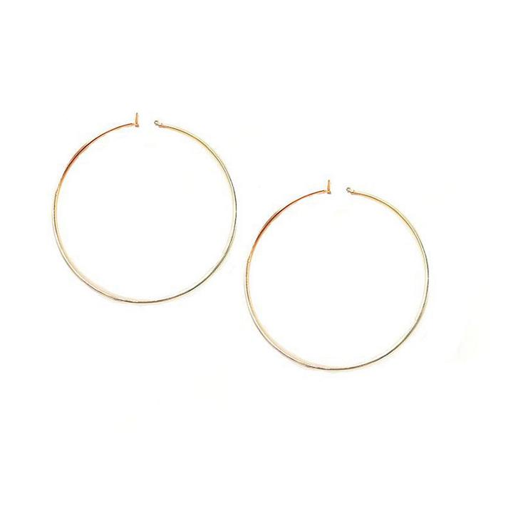 A.n.a 2 1/2 Inch Hoop Earrings