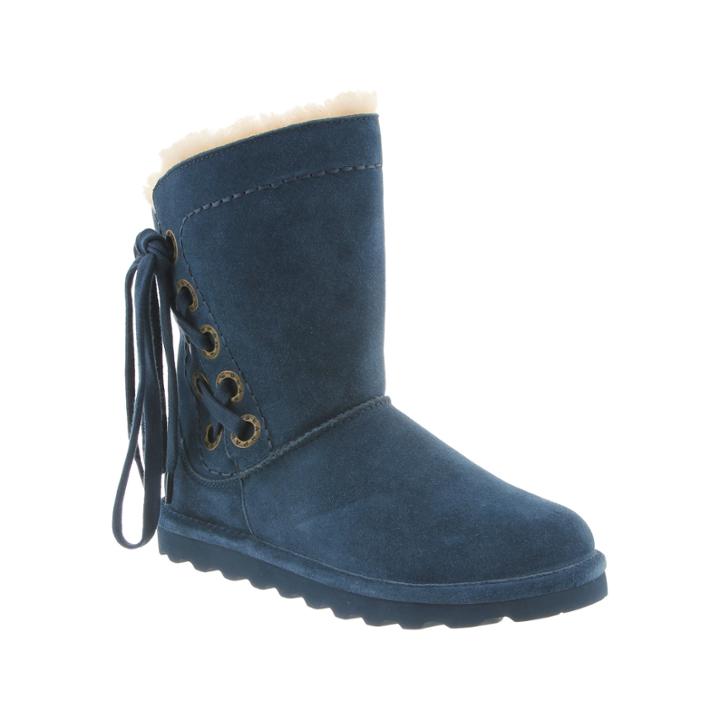 Bearpaw Morgan Womens Lace Up Water Resistant Winter Boots
