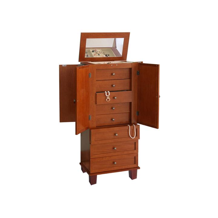 Kathy Ireland Beadboard Pattern Jewelry Armoire