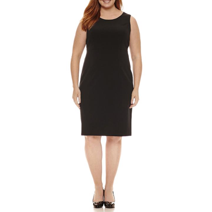 Evan Picone Sleeveless Sheath Dress-plus