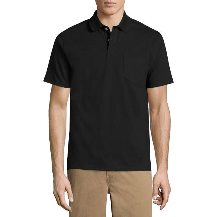 St. John's Bay Short Sleeve Slim Fit Solid Jersey Polo Shirt
