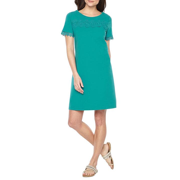 St. John's Bay Sleeveless Shift Dress