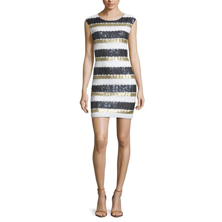 Love Reigns Sleeveless Cutout-back Sequin Bodycon Dress - Juniors