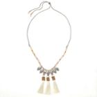 Bijoux Bar Clear Beaded Necklace