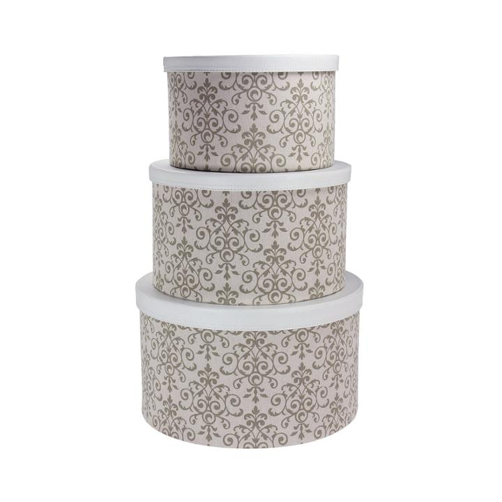 Household Essentials 3-pc. Nesting Hat Box Set