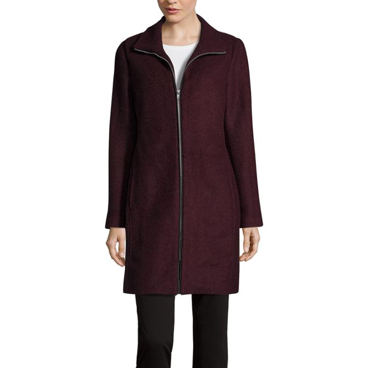Liz Claiborne Zip-front Walker Jacket