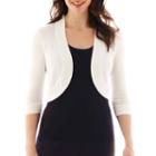 Jessica Howard 3/4 Sleeve Bolero Sweater
