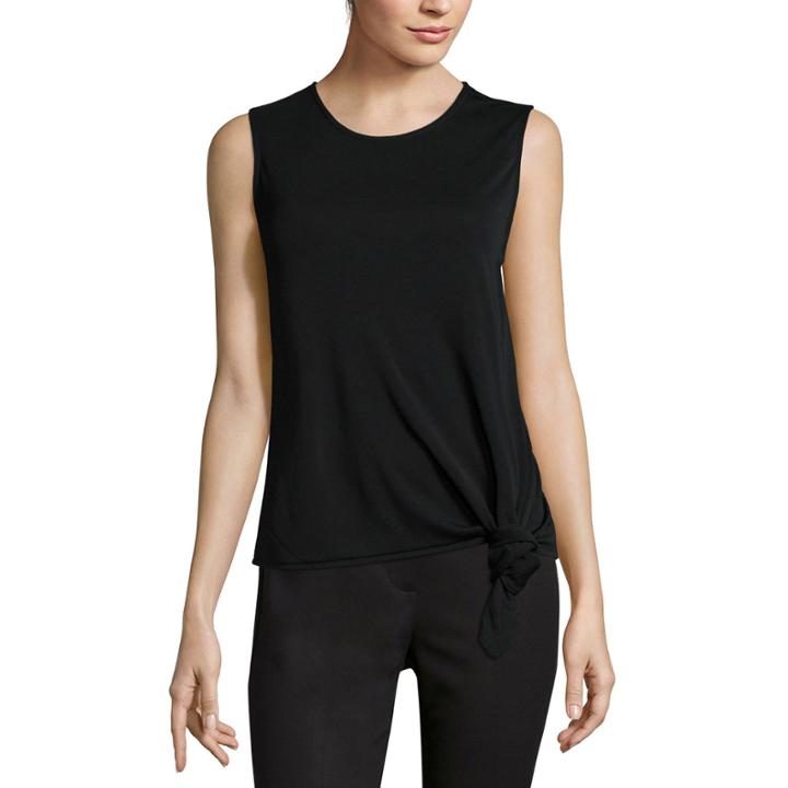 Liz Claiborne Side-knot Tank Top - Tall