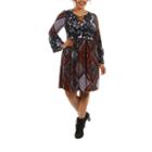 24/7 Comfort Apparel Total Knockout Peasant Dress-plus