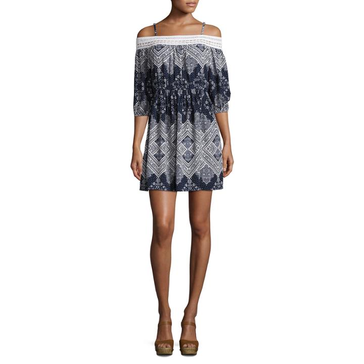 By & By 3/4 Sleeve A-line Dress-juniors