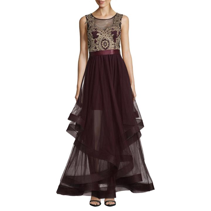 City Triangle Prom Sleeveless Ball Gown-juniors