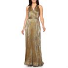Be By Chetta B Sleeveless Belted Evening Gown