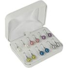6-pair Color Cultured Freshwater Pearl Earring Set