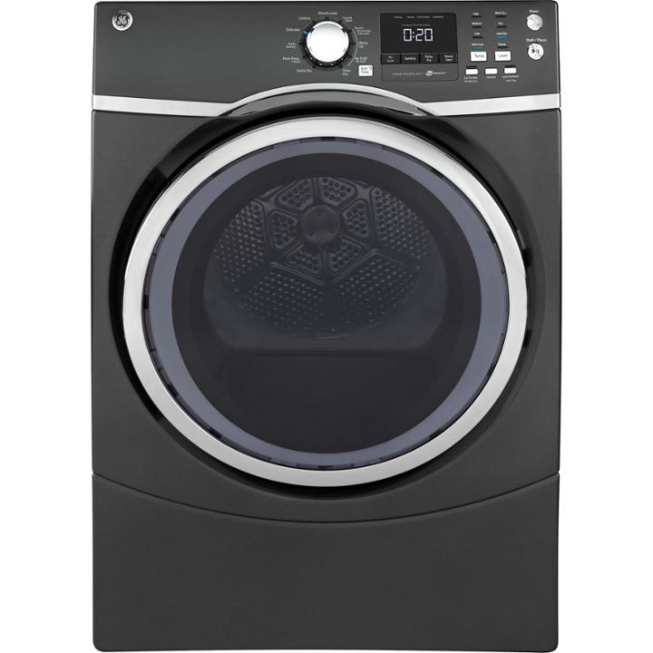 Ge 7.5 Cu. Ft. Capacity Front-load Electric Dryer With Steam - Gfd45espkdg