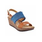 Henry Ferrera Comfort-4 Womens Wedge Sandals Wide