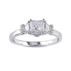 1 Ct. T.w. Diamond 14k White Gold 3-stone Princess Ring